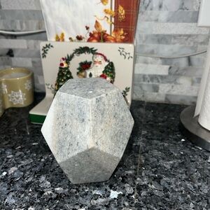THRESHOLD Studio McGee Geometric Marble Decorative Object